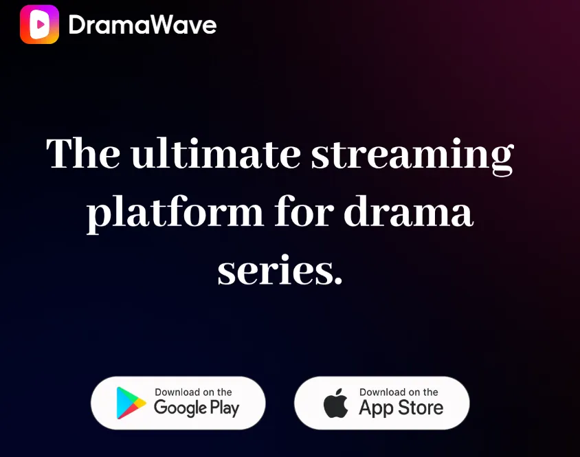 DramaWave 홈페이지